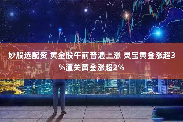 炒股选配资 黄金股午前普遍上涨 灵宝黄金涨超3%潼关黄金涨超2%
